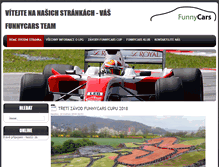 Tablet Screenshot of funnycars.cz